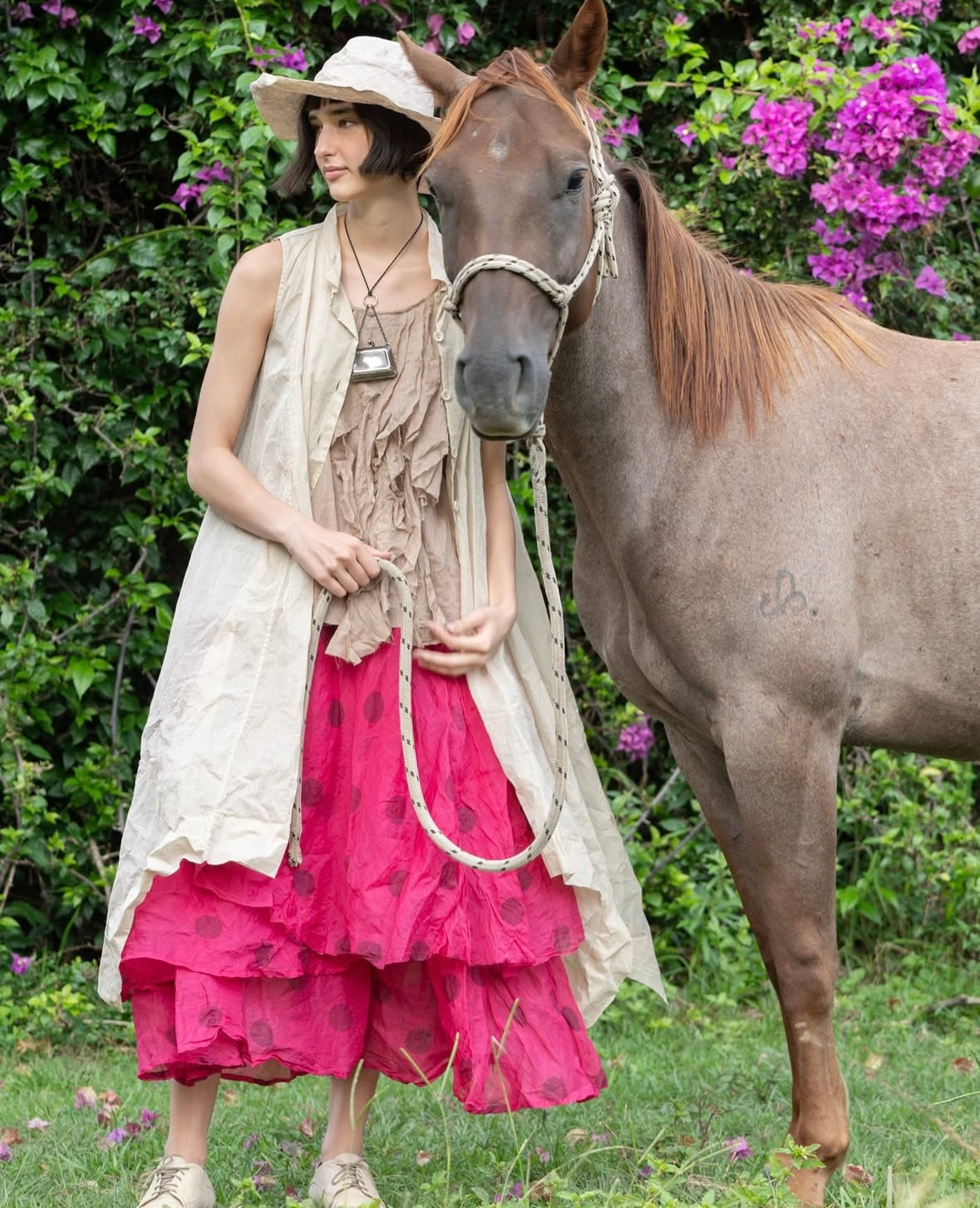 Dogstar - Dotto Layer Skirt. Rose.