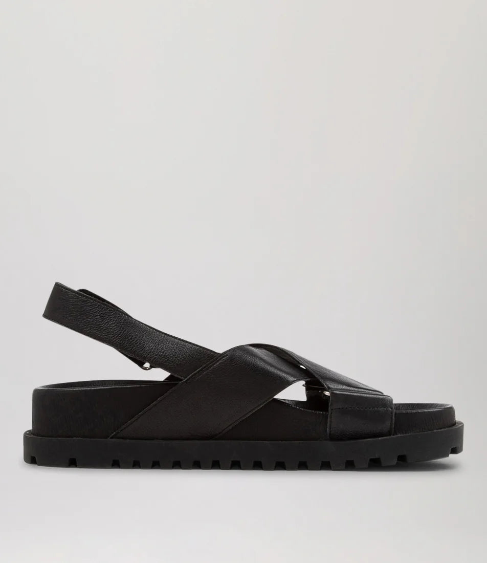 Django + Juliet, Ubari sandal. Black.