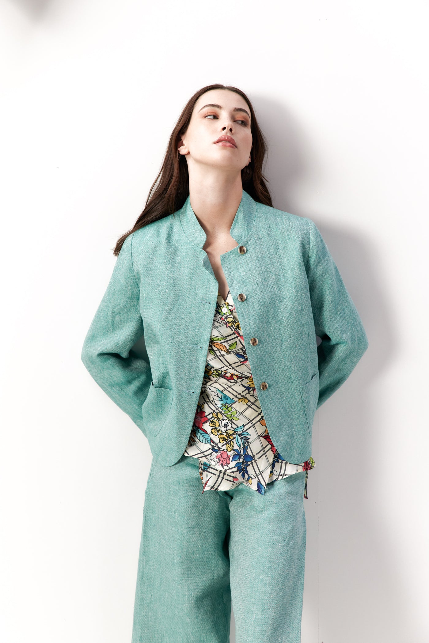 Vale and Ward. Claudia Jacket. Wasabi.