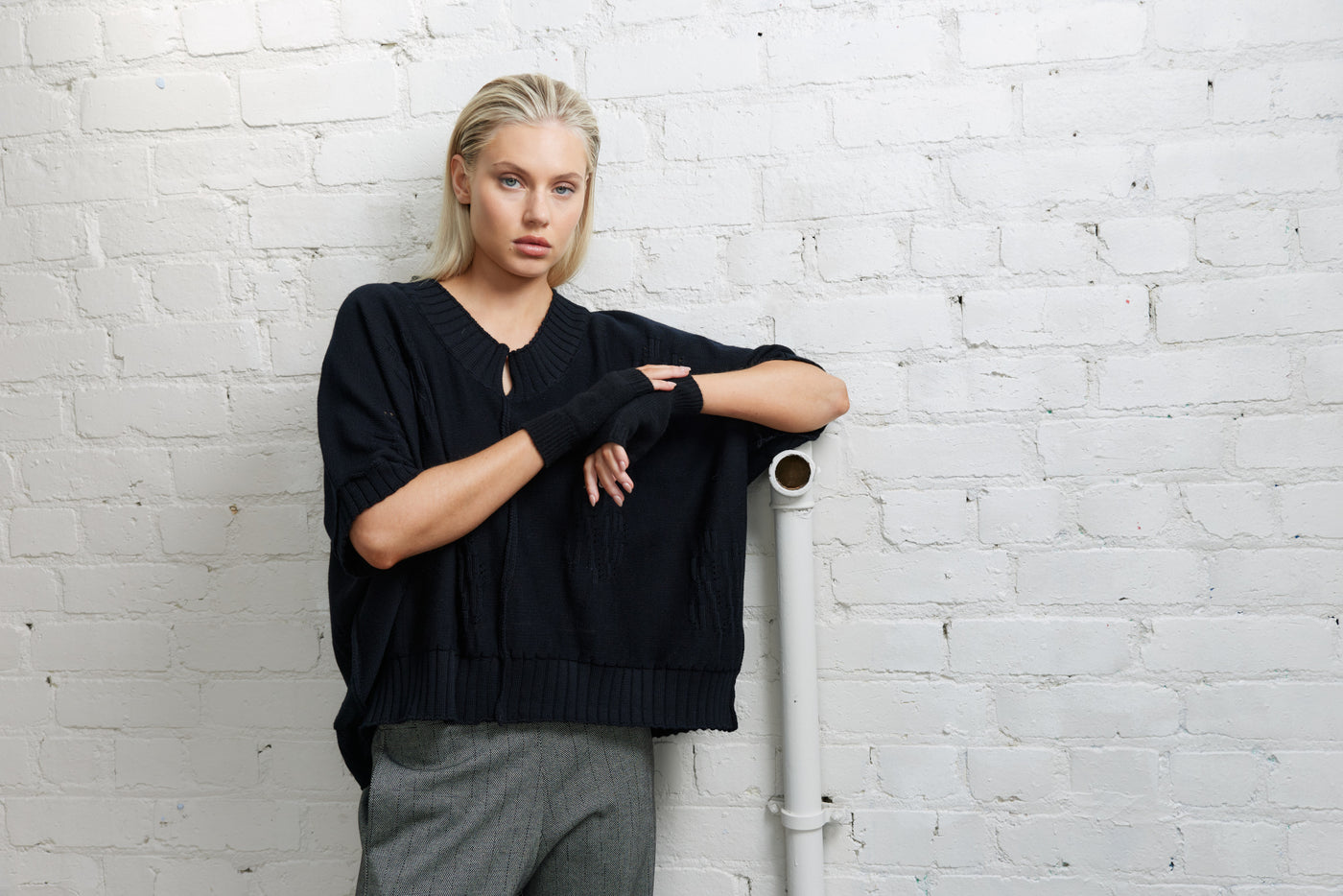 Vale and Ward - Natalie Knit. Black