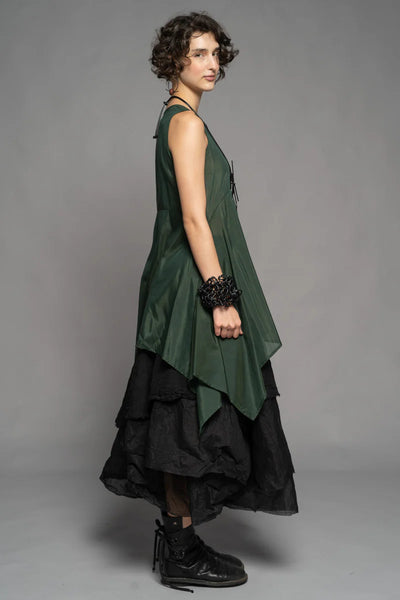 Dogstar - Yuki Drape Tunic. Pine.