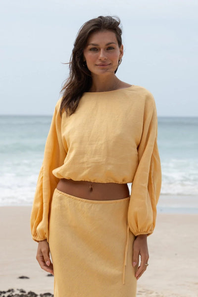 Lilly Pilly - Louisa top. Butter.