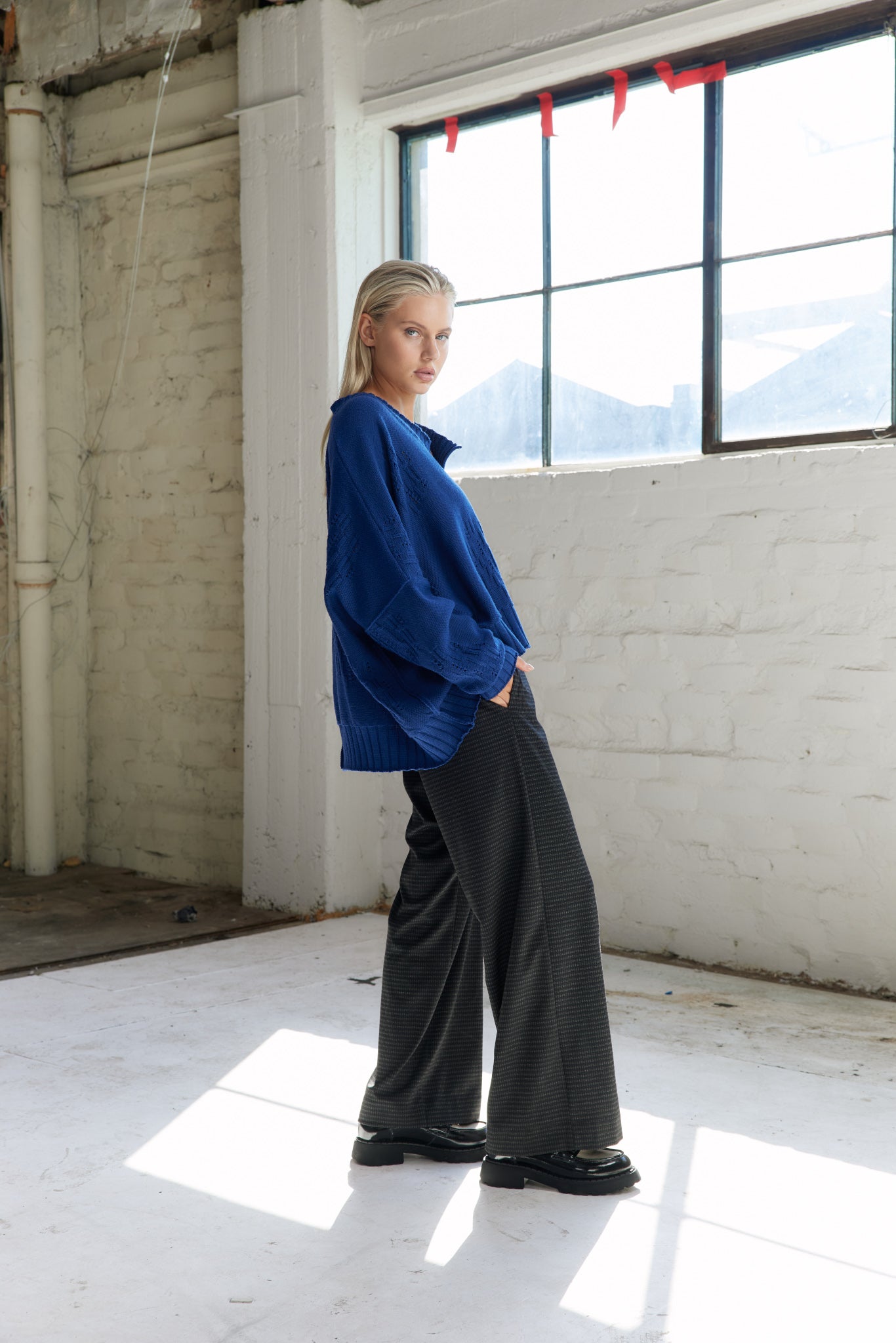 Vale and Ward - Connor Pant. Mini Check.