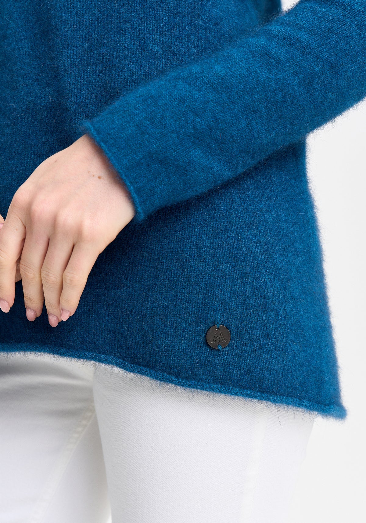 Merino Mink - Essential Sweater. Aegean.