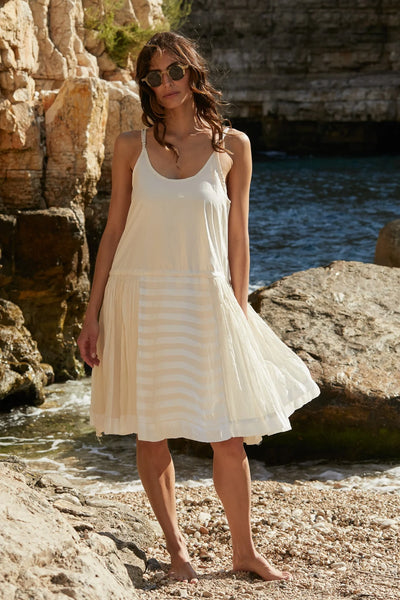 MegBydesign - Adelina slip. Warm white.