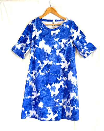 Vale and Ward - Tia dress. Blue Bajou