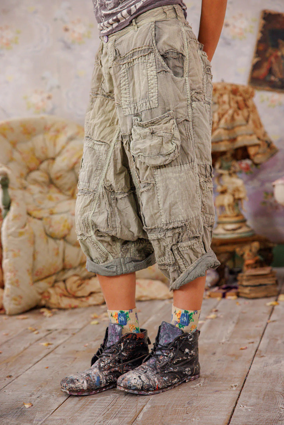 Magnolia Pearl - pants 788 - Patchwork Joni trousers. Peace