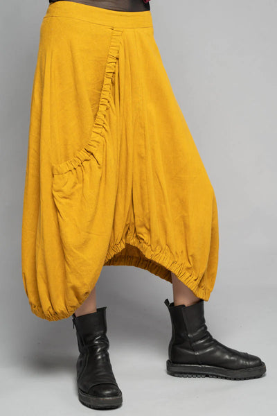 Dogstar - Shuffle Gather Skirt. Tumeric