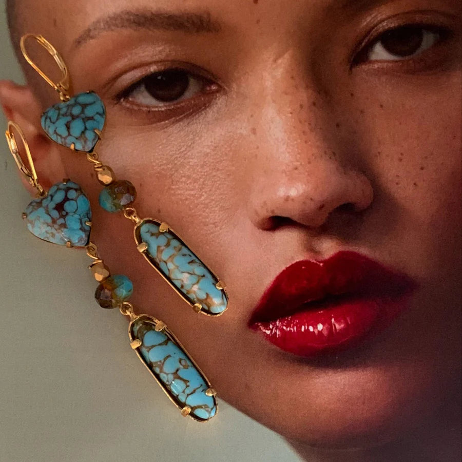 Turquoise Romance Earring