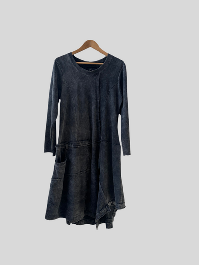 Bread & Butter Sandwash Dress - Black