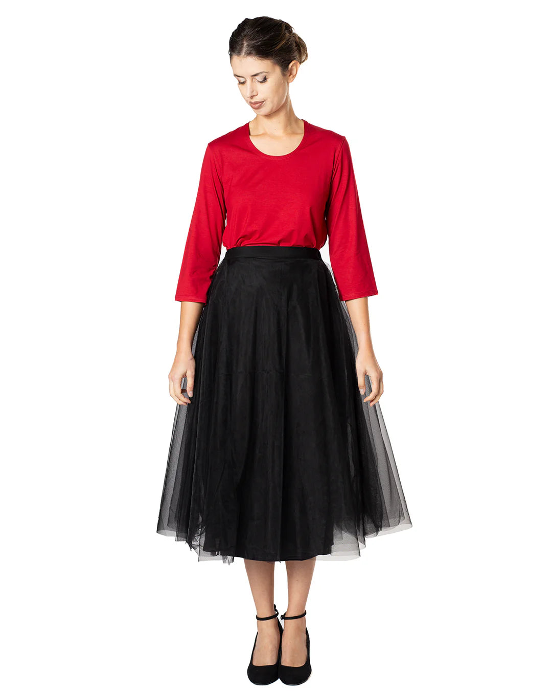 Megan Salmon - circle tutu. Black