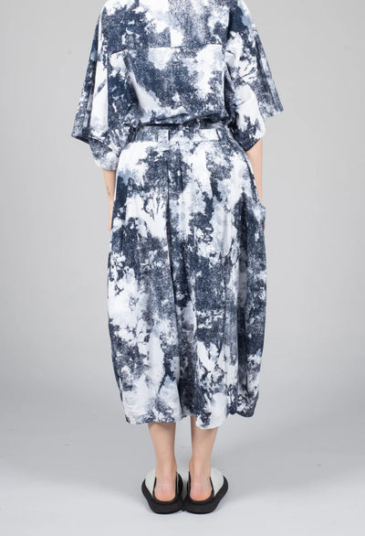 Moyuru Kosho Pants 441 - White/Navy