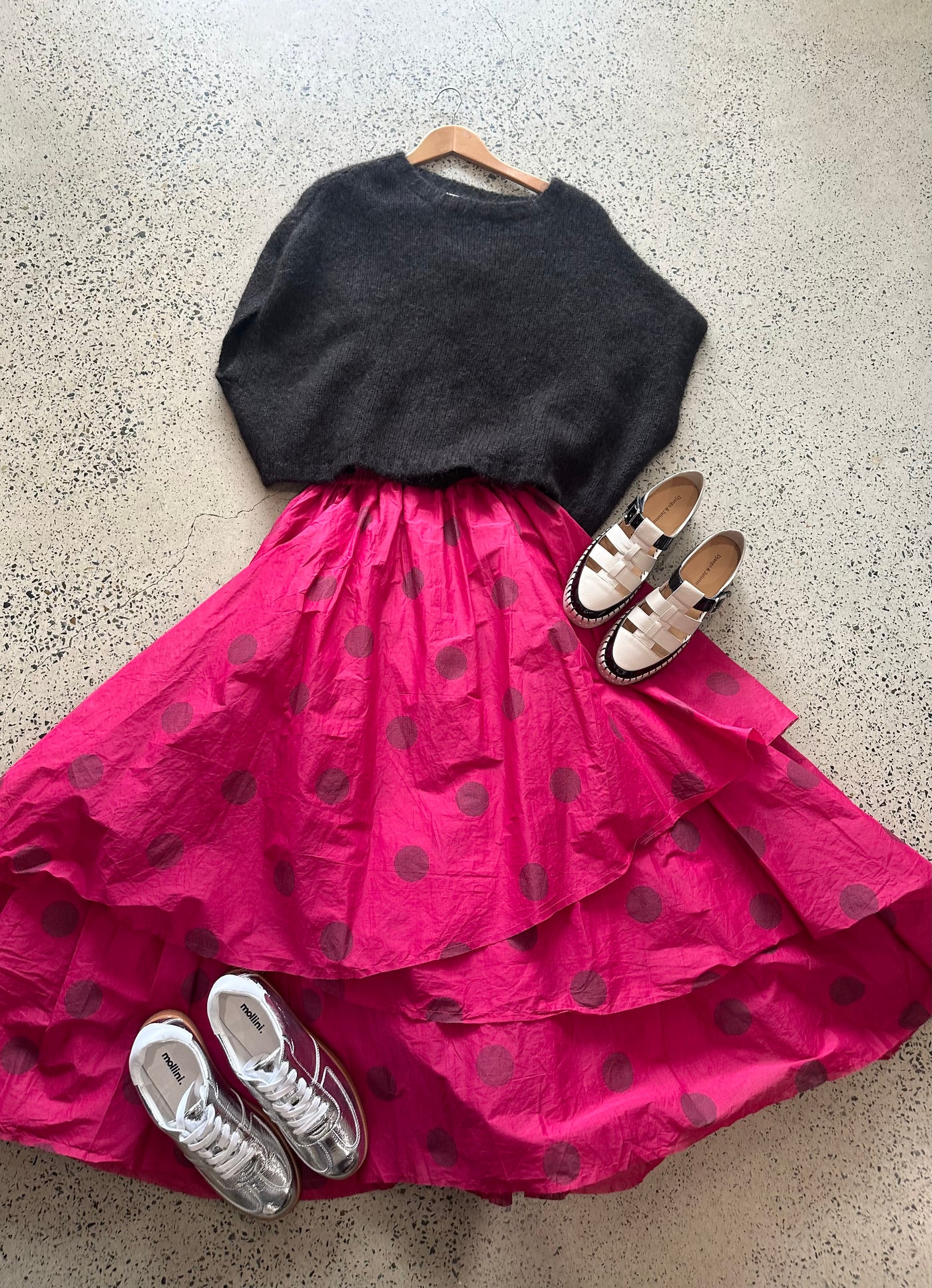 Dogstar - Dotto Layer Skirt. Rose.