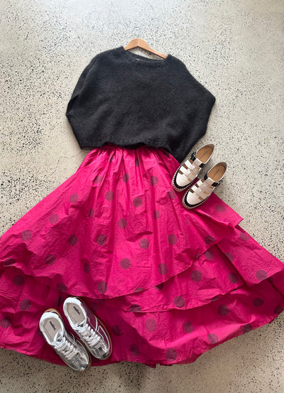 Dogstar - Dotto Layer Skirt. Rose.