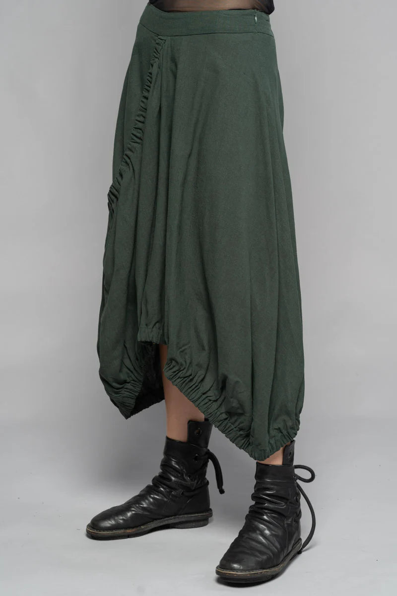 Dogstar - Shuffle Gather Skirt. Seaweed.