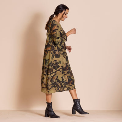 Megan Salmon - Apple Leaves Romance Dress.  Apple Leaves
