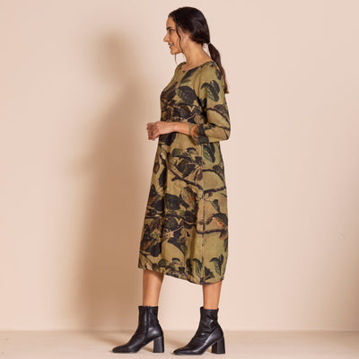 Megan Salmon - Apple Leaves Romance Dress.  Apple Leaves