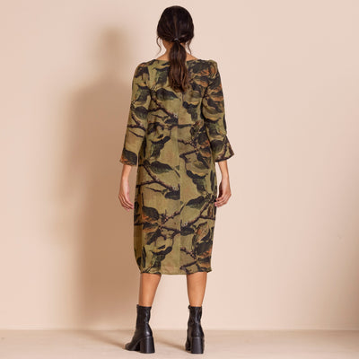 Megan Salmon - Apple Leaves Romance Dress.  Apple Leaves