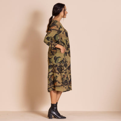 Megan Salmon - Apple Leaves Romance Dress.  Apple Leaves