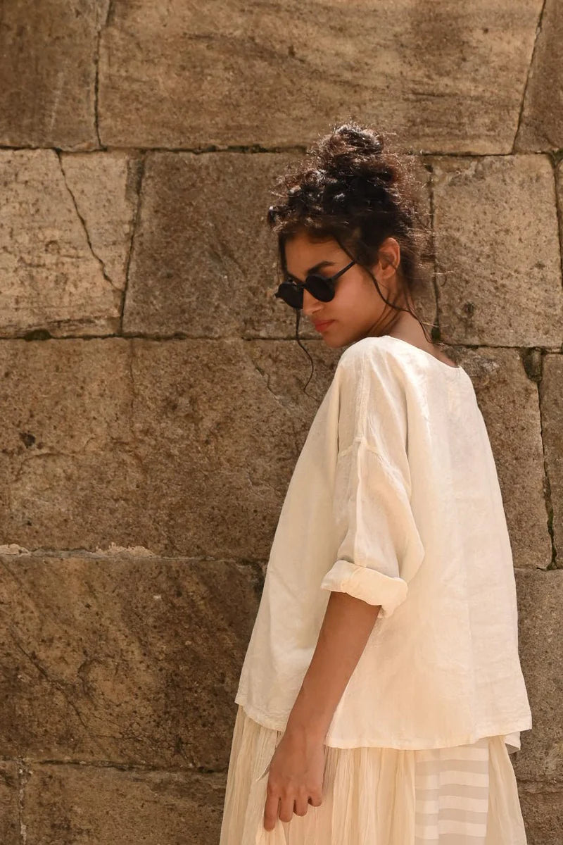 MegByDesign - Paola Top Warm White