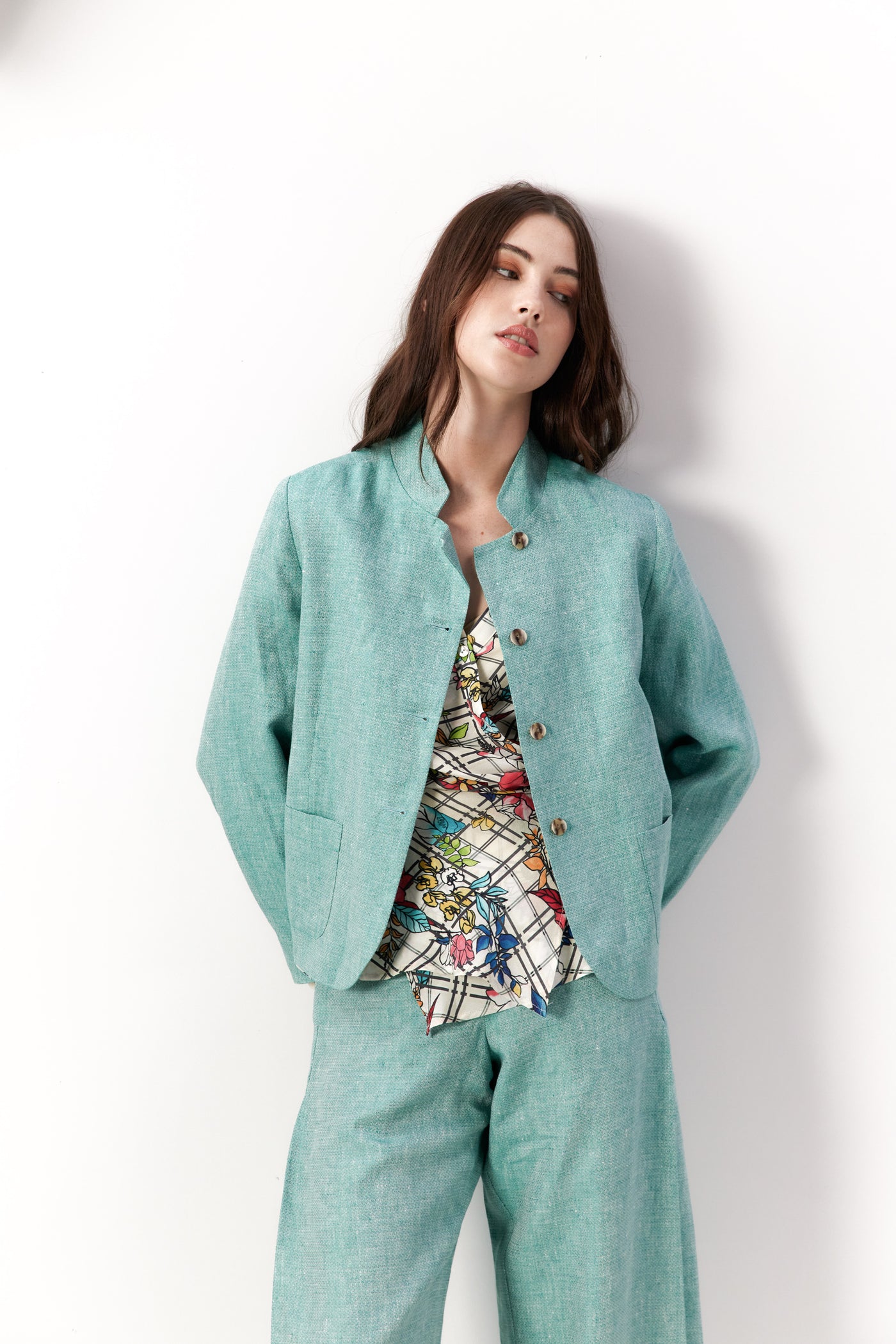 Vale and Ward. Claudia Jacket. Wasabi.