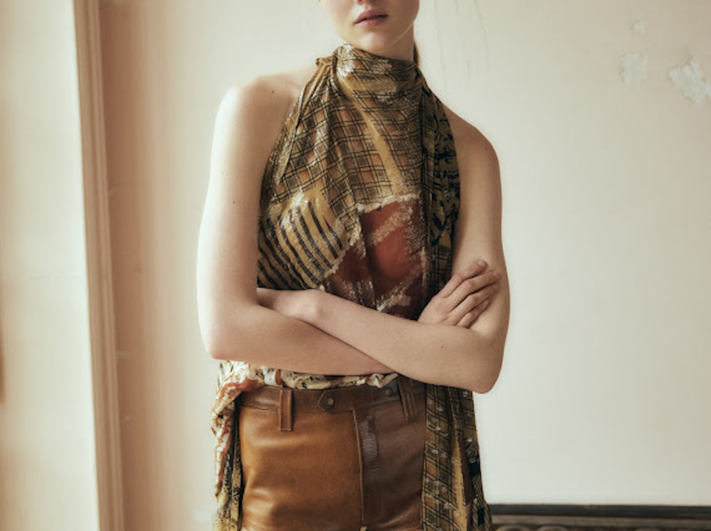 Mes Demoiselles - Lolita Scarf. Caramel