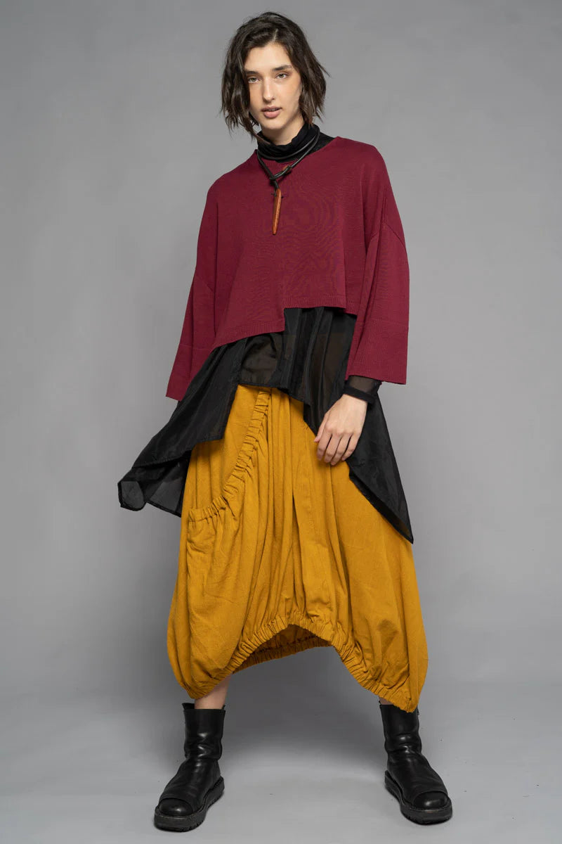 Dogstar - Shuffle Gather Skirt. Tumeric