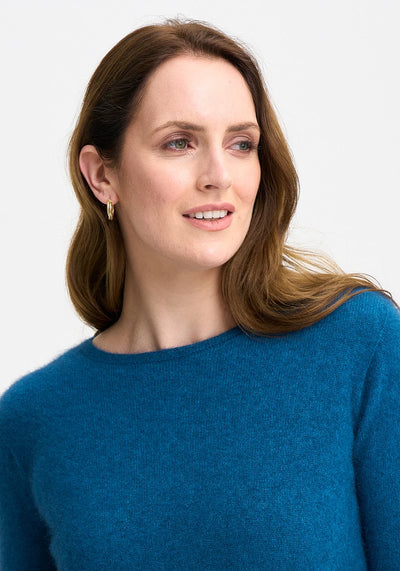Merino Mink - Essential Sweater. Aegean.