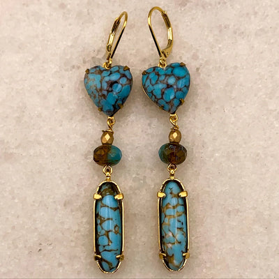 Turquoise Romance Earring