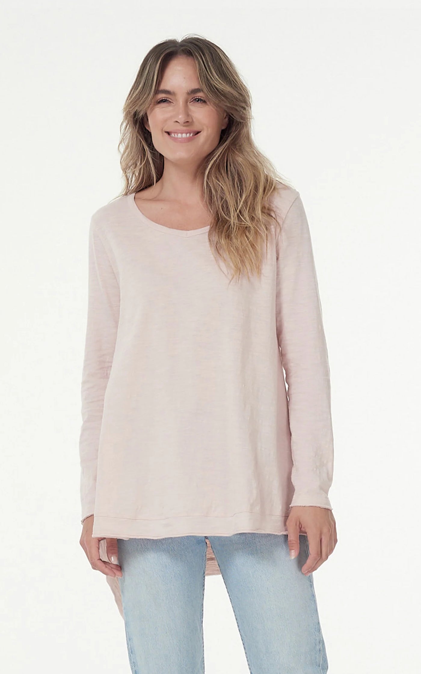 Cle - Esther LS Tee. Blush.