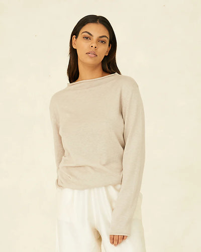 Cloth &  Co - Funnel Neck Top
