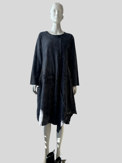 Bread & Butter Sandwash Dress - Black