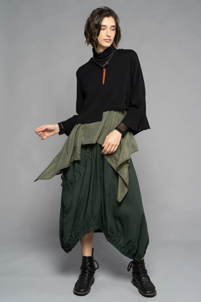 Dogstar - Shuffle Gather Skirt. Seaweed.