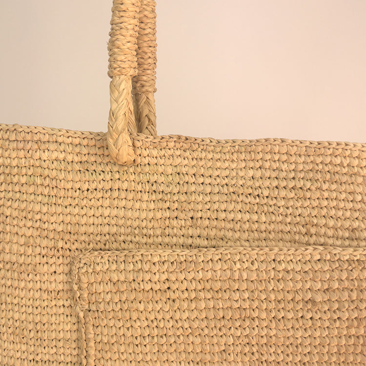 Made In Mada. Dama Bag. Natural.