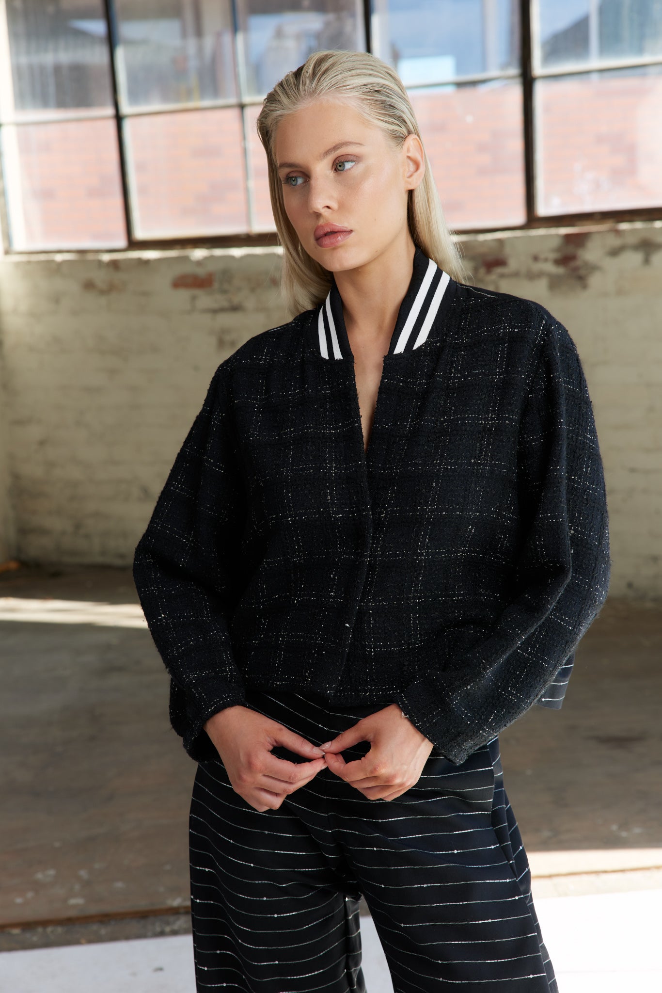 Vale and Ward - Clementine Shirt. Boucle Check