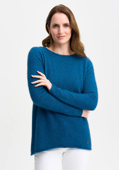 Merino Mink - Essential Sweater. Aegean.