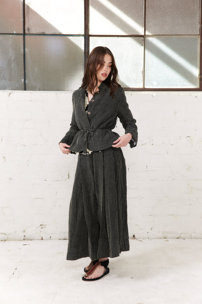 Vale and Ward. Claudia Jacket. Black Stripe.