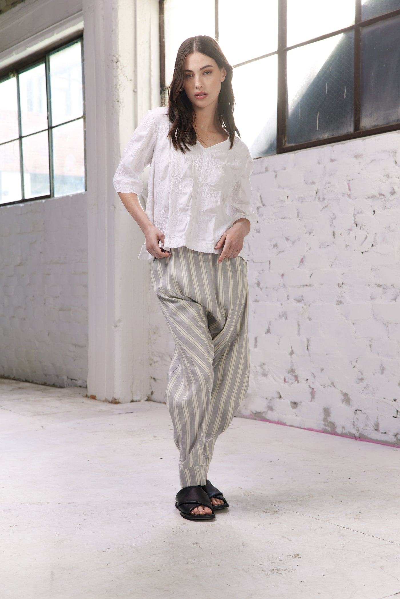 Vale and Ward - Tora Pant. Riviera.