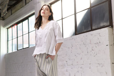 Vale and Ward - Tora Pant. Riviera.