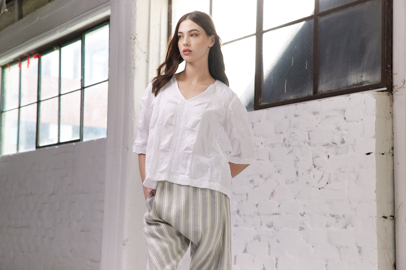 Vale and Ward - Tora Pant. Riviera.