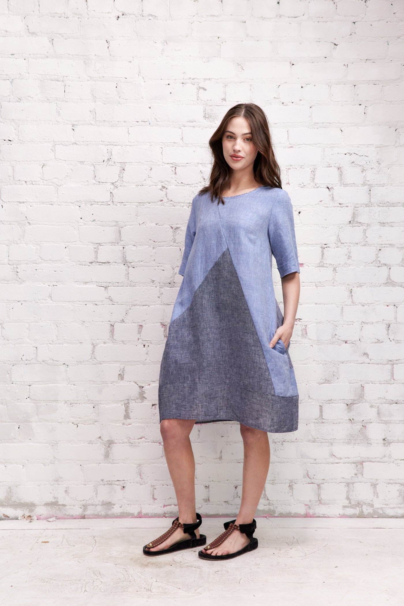 Vale and Ward - Tia Dress. Chambray