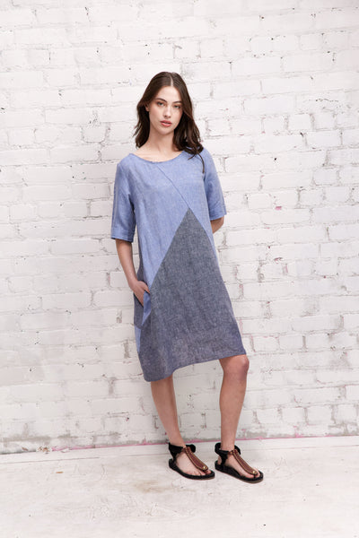 Vale and Ward - Tia Dress. Chambray