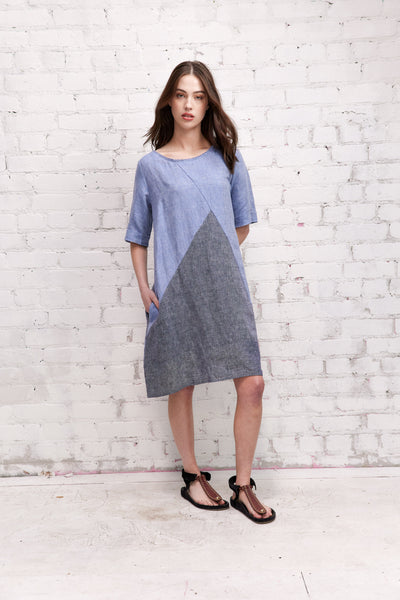 Vale and Ward - Tia Dress. Chambray