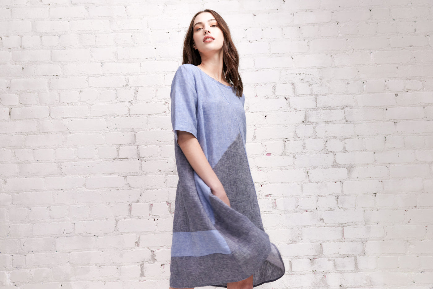 Vale and Ward - Tia Dress. Chambray