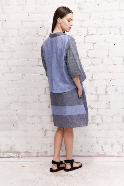 Vale and Ward - Hannah Top. Chambray.