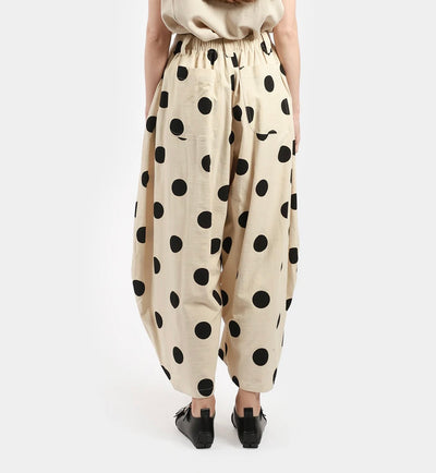 Moyuru - Pants 643. Natural/Black.