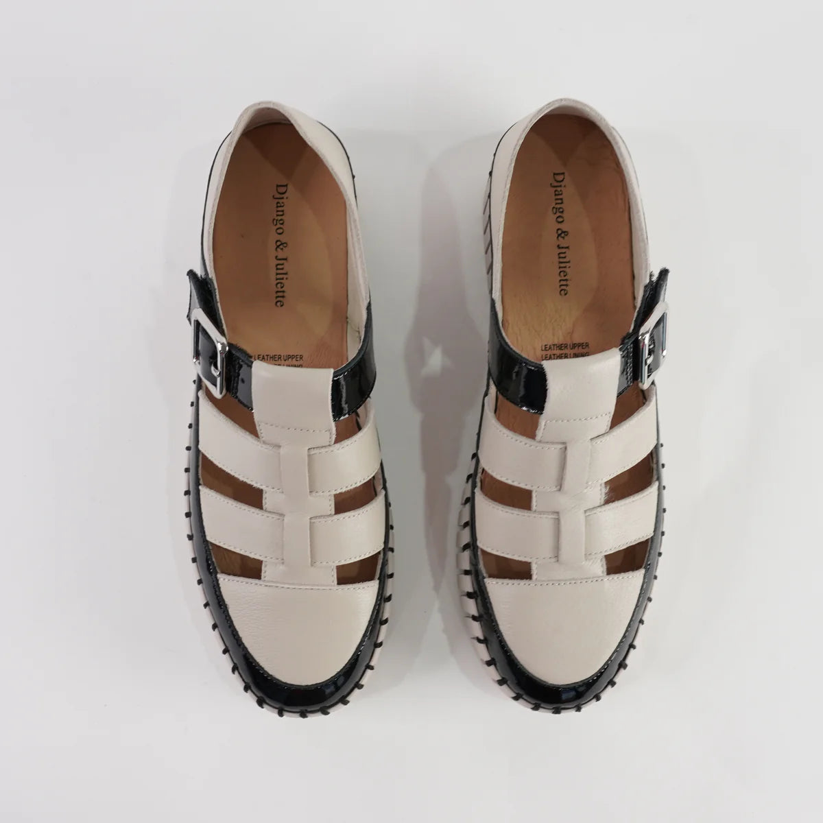 Django & Juliette - Baytown Sneaker. Black/Almond.