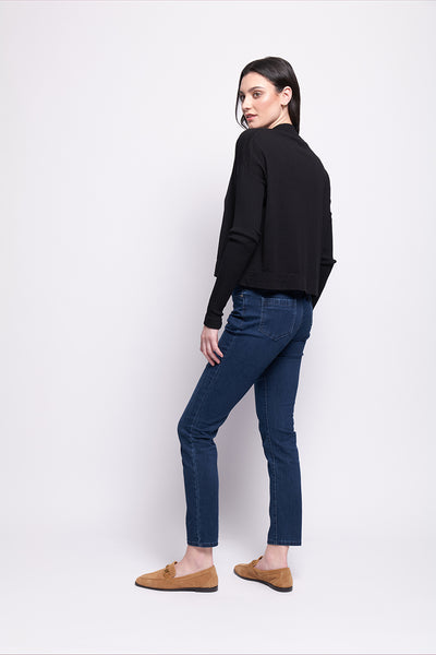 Foil - CFO7998 Early Riser Cardigan. Black