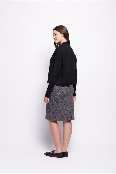 Foil - CFO7998 Early Riser Cardigan. Black