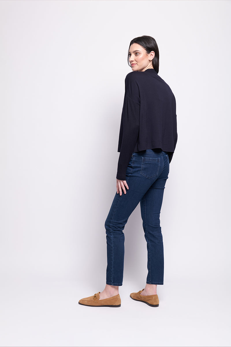 Foil - CFO7998 Early Riser Cardigan. Future Dusk